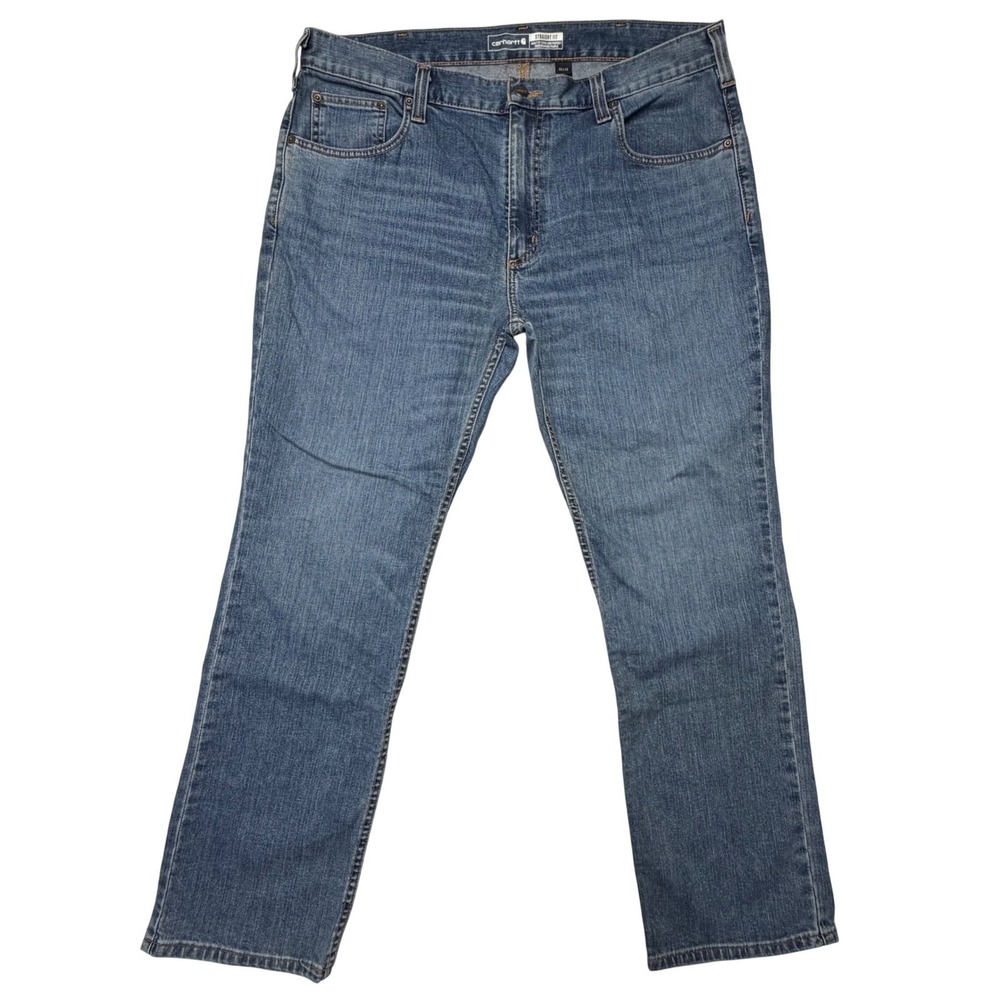 Carhartt‎ Rugged Flex Straight Fit Jeans Mens 38x30 Blue Denim
